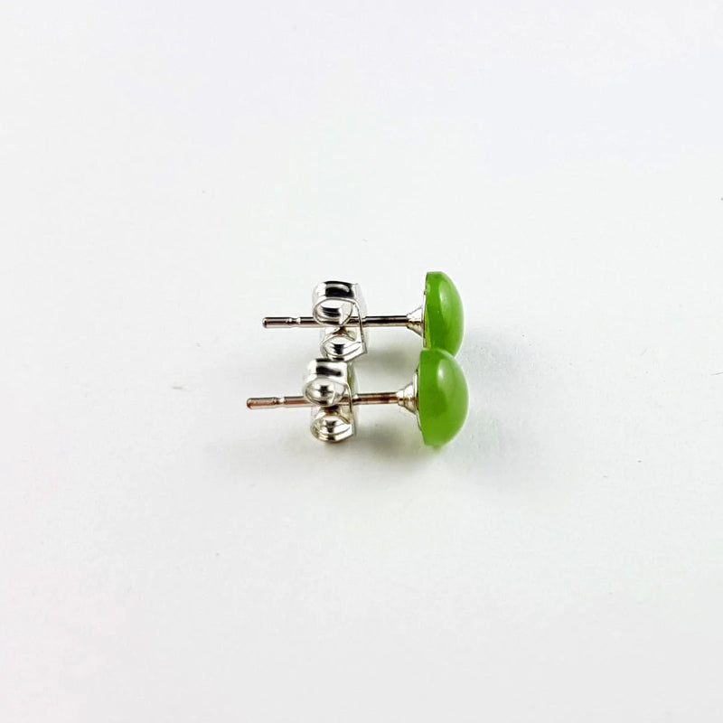 Jade Earrings – 6mm Flat - The Jade Store