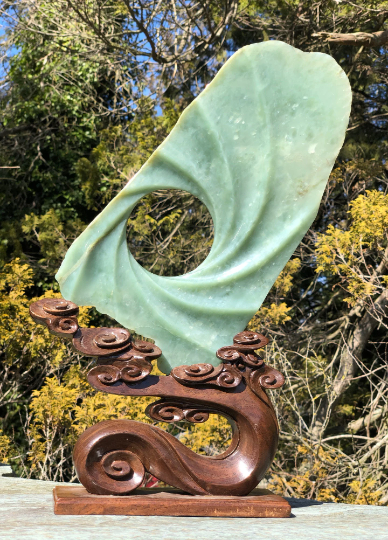 Siberian Jade Spiral Carving