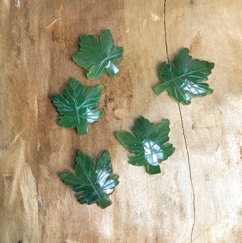 Canadian Jade Maple Leaf - Sold Individually