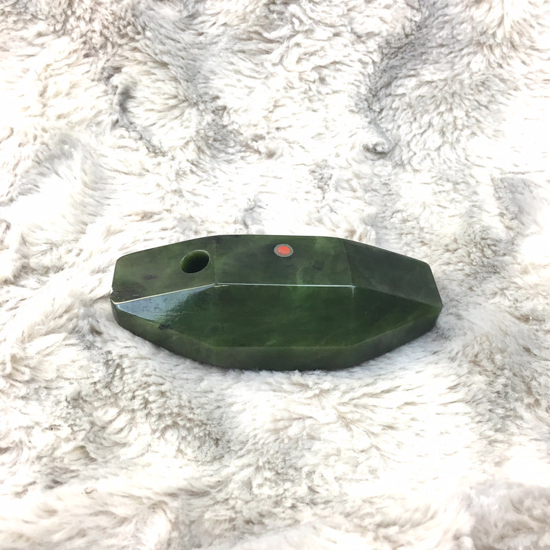 Polished Jade Specimen - Golf Putter Head