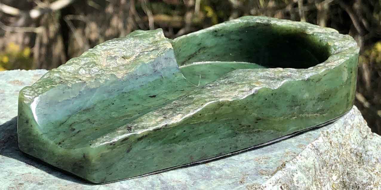 Jade Mine Canada jade ashtray collection
