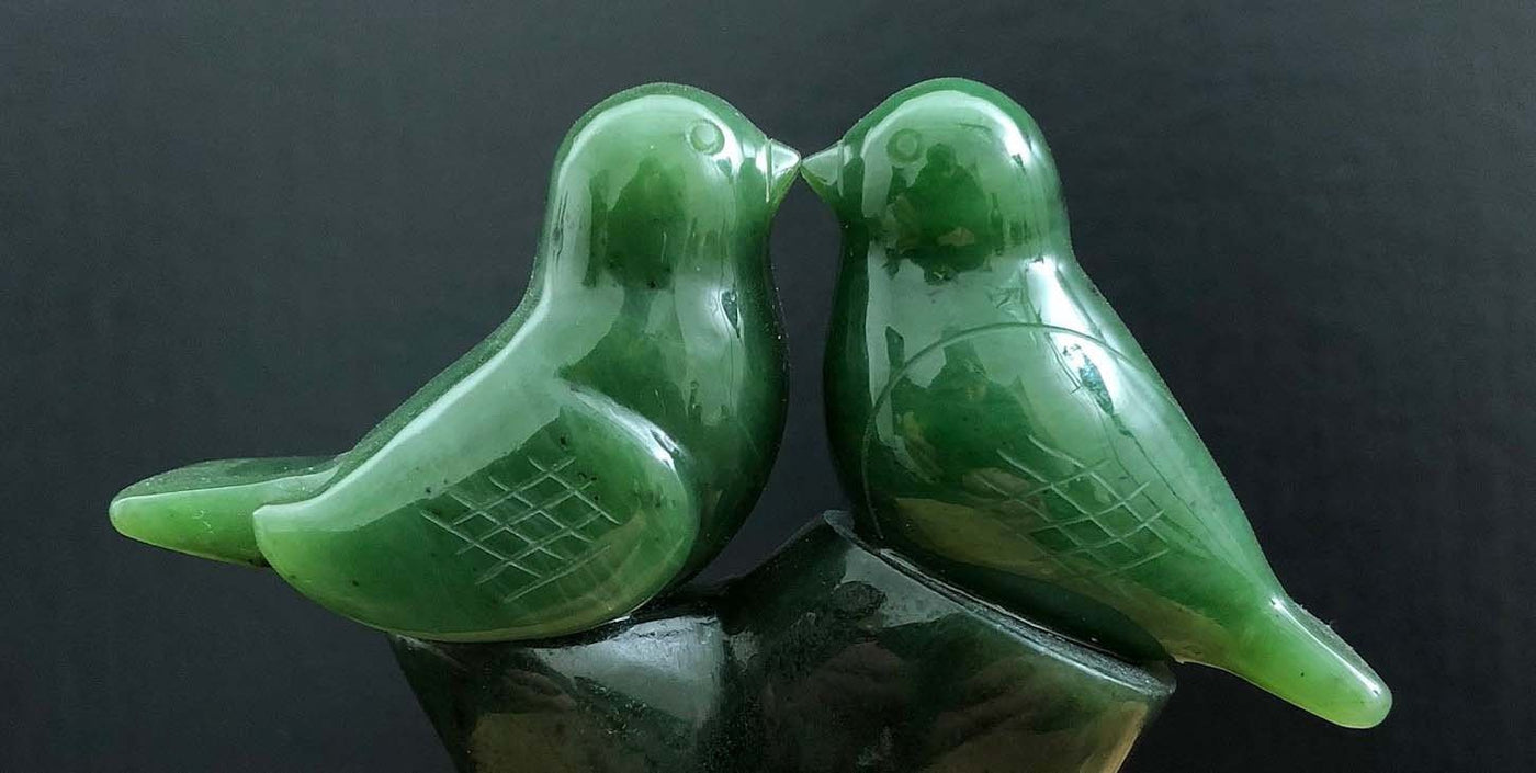 Jade Mine Canada jade birds collection