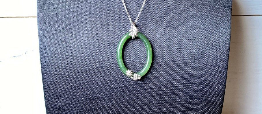 Jade Mine Canada metal setting jade pendants collection