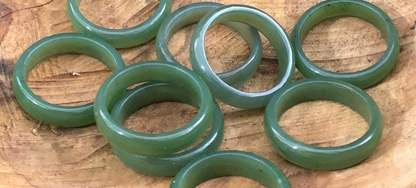Jade Mine Canada solid jade rings collection