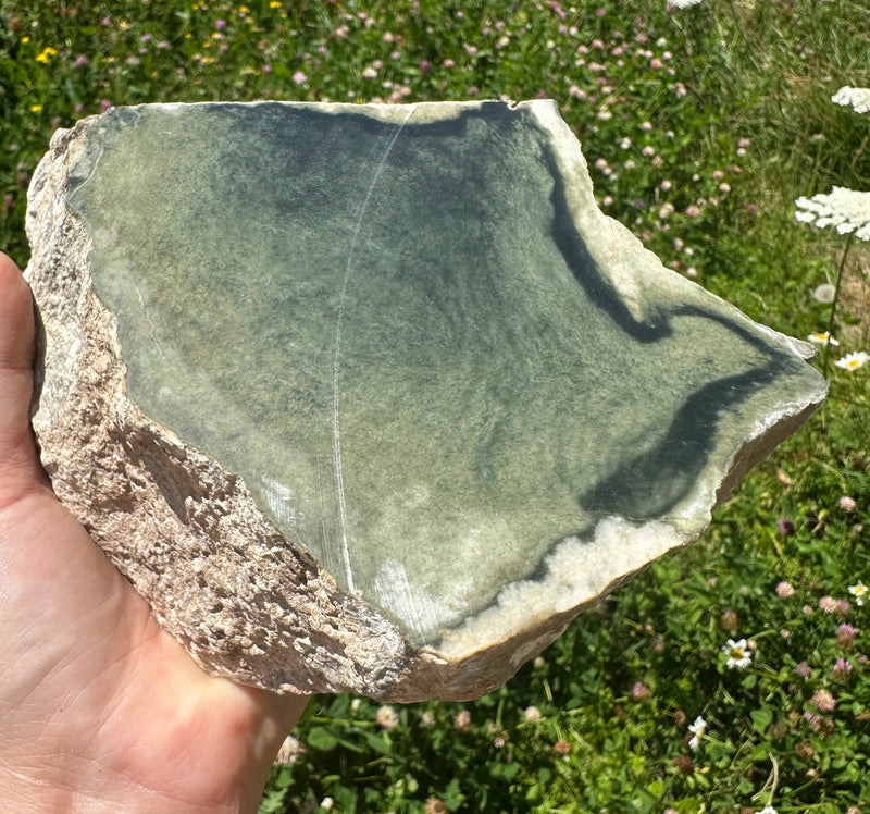 Wyoming Sage Nephrite Jade 8lbs