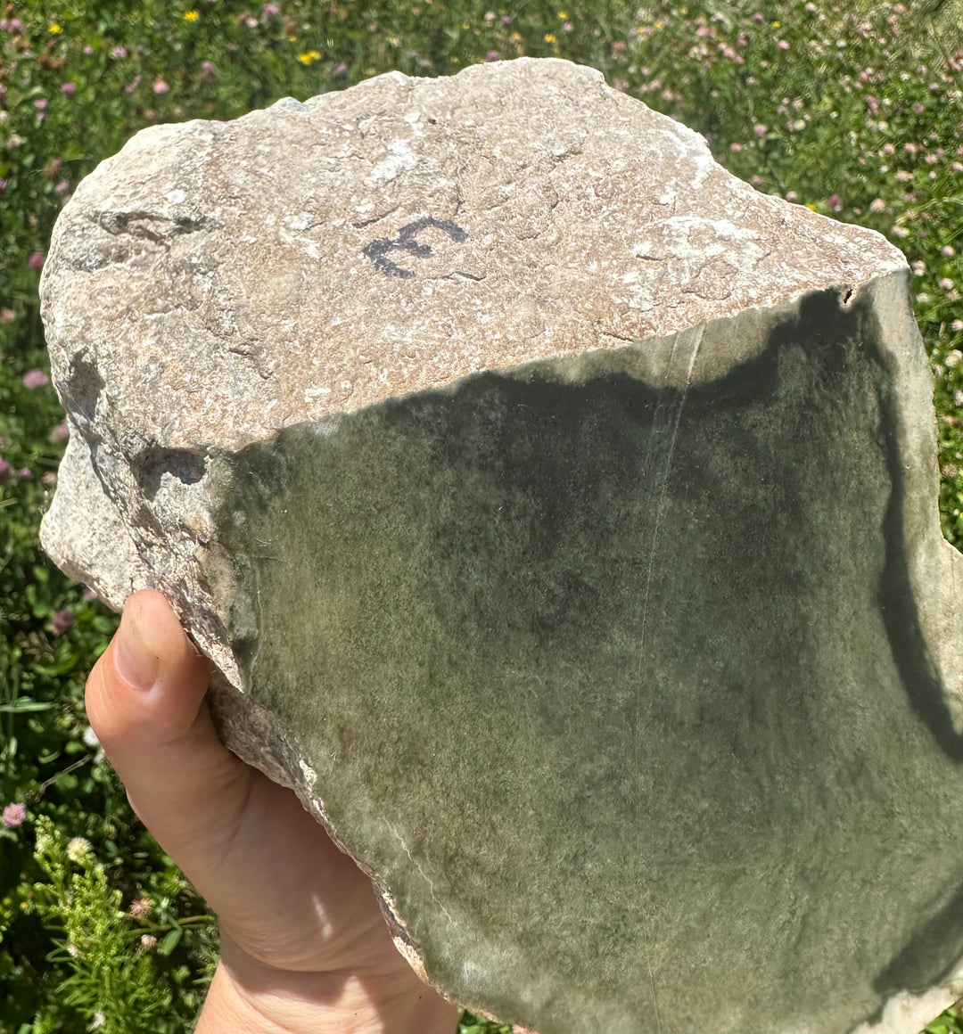 Wyoming Sage Nephrite Jade 8lbs – Jade Mine Canada