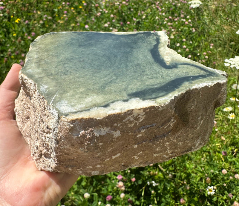 Wyoming Sage Nephrite Jade 8lbs