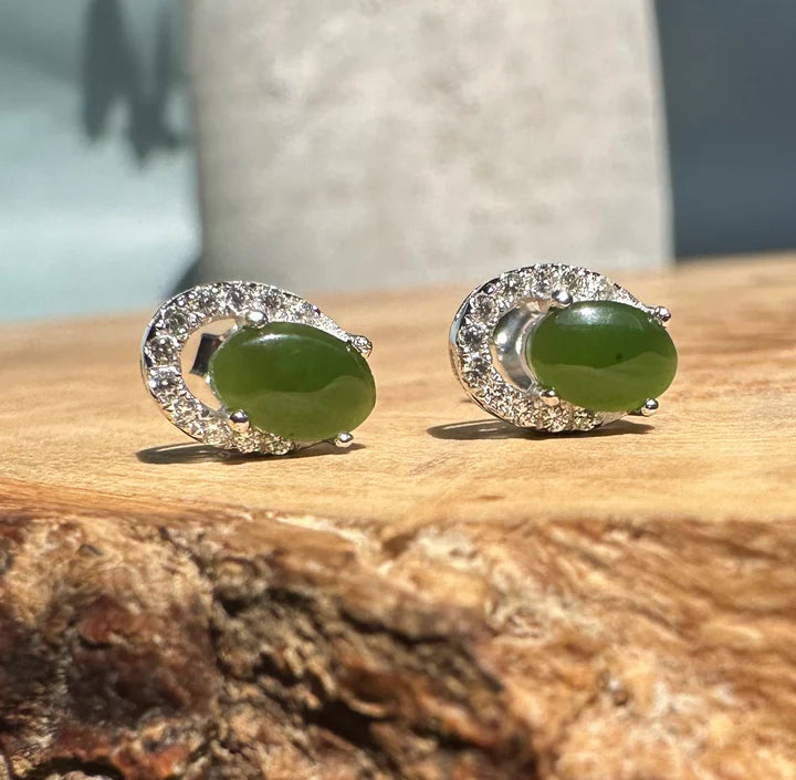 Oval Stud Earrings, 2908