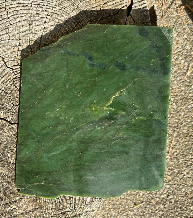 Canadian Nephrite Jade Slab 2lbs 1oz