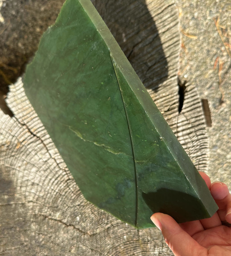 Canadian Nephrite Jade Slab 2lbs 1oz