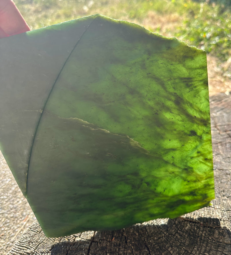 Canadian Nephrite Jade Slab 2lbs 1oz