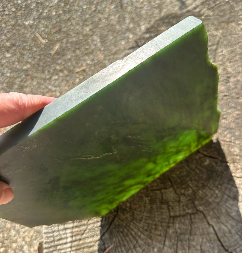 Canadian Nephrite Jade Slab 2lbs 1oz