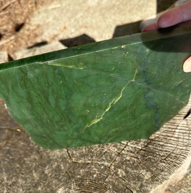 Canadian Nephrite Jade Slab 2lbs 1oz