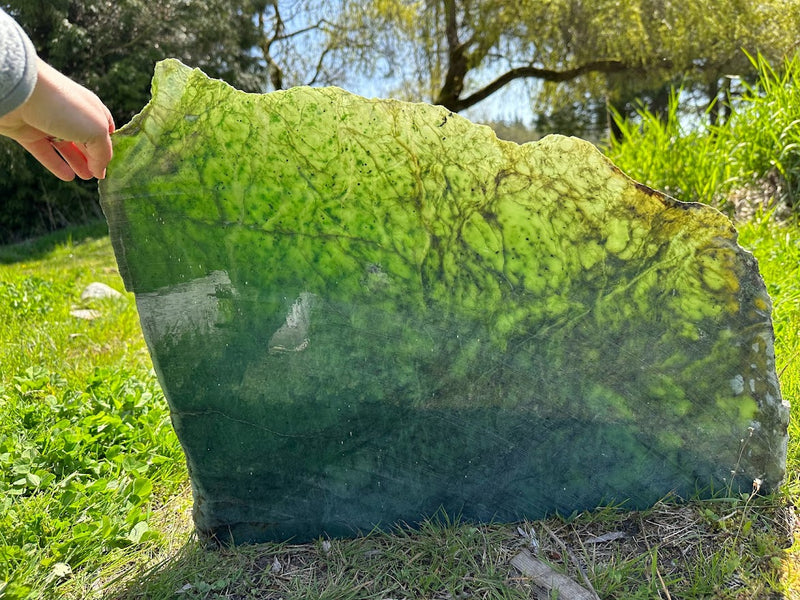 Large Canadian Jade Slab, 22"