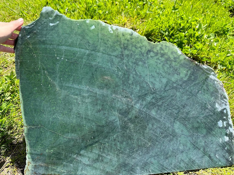 Large Canadian Jade Slab, 22"