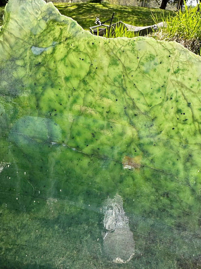Large Canadian Jade Slab, 22"