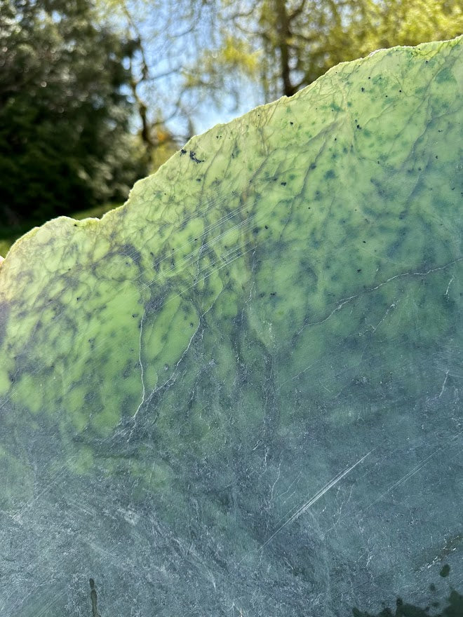 Large Canadian Jade Slab, 22"