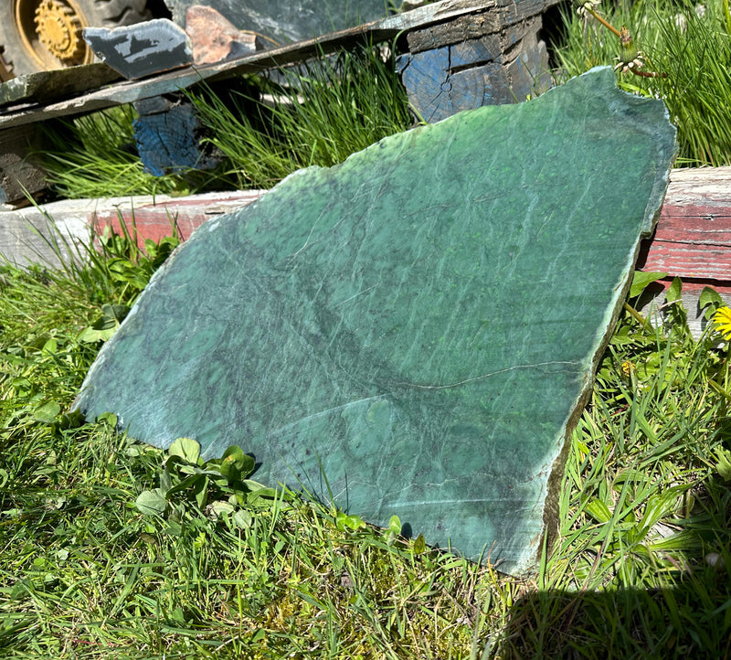 Large Canadian Jade Slab, 22"