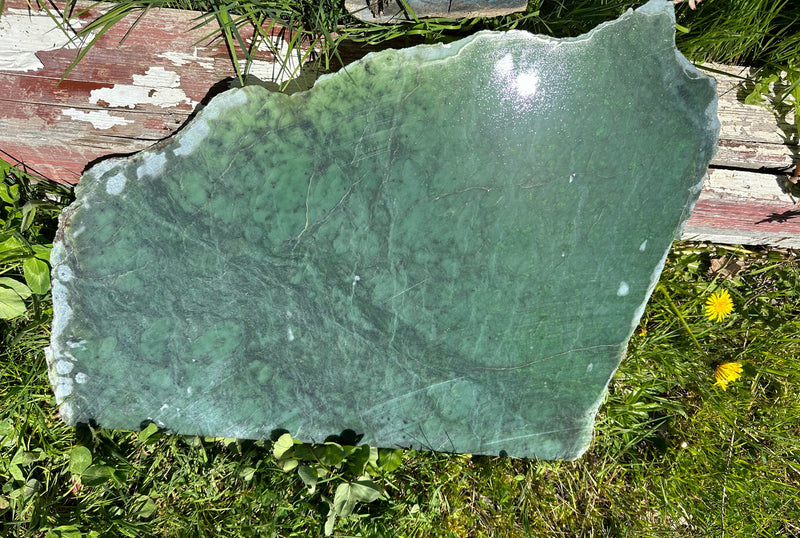 Large Canadian Jade Slab, 22"