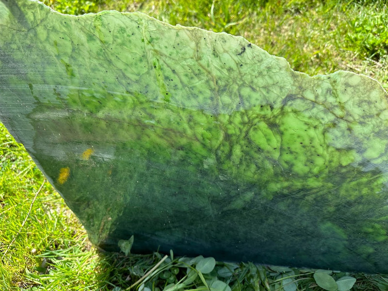 Large Canadian Jade Slab, 22"