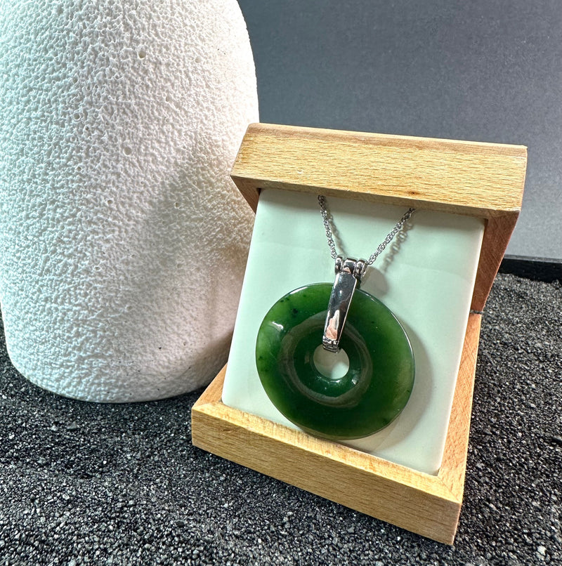 35mm PI Pendant, Silver Bail