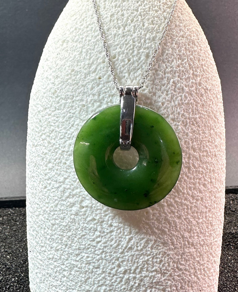 35mm PI Pendant, Silver Bail