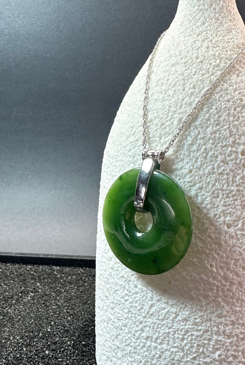 35mm PI Pendant, Silver Bail