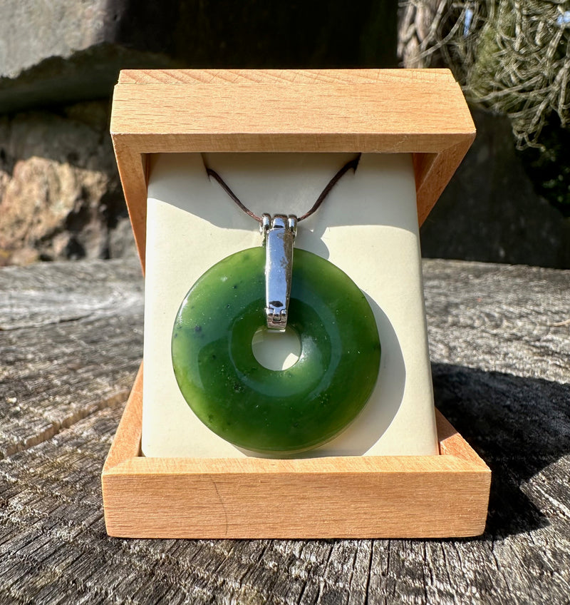 35mm PI Pendant, Silver Bail