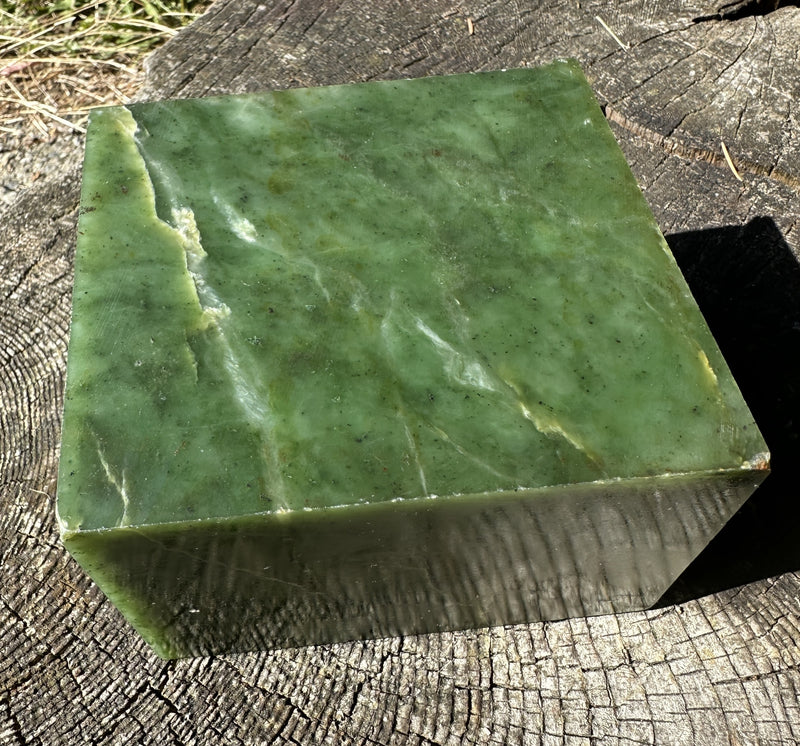 Canadian Nephrite Jade, 9lbs from the Ogden Mountain Mine