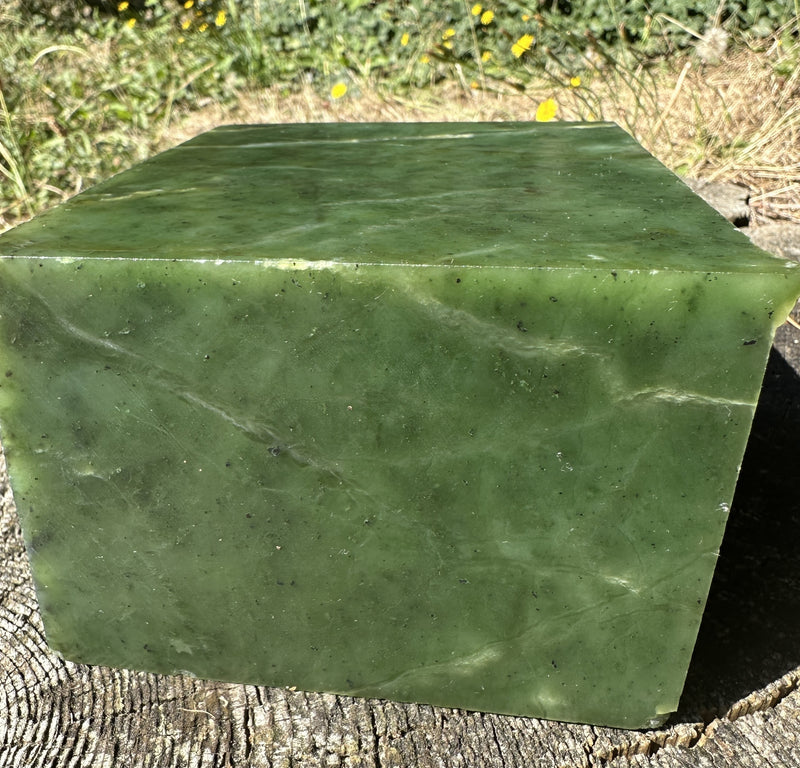 Canadian Nephrite Jade, 9lbs from the Ogden Mountain Mine