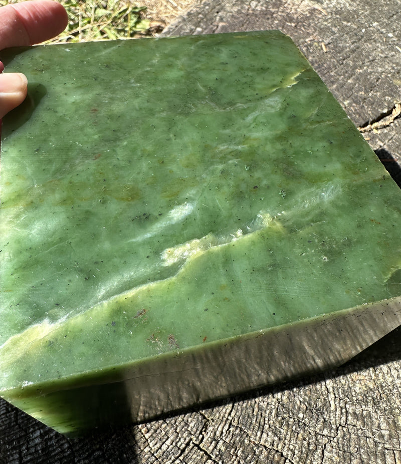 Canadian Nephrite Jade, 9lbs from the Ogden Mountain Mine