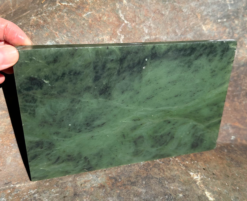 Canadian Nephrite Jade Slab 1lb 10oz