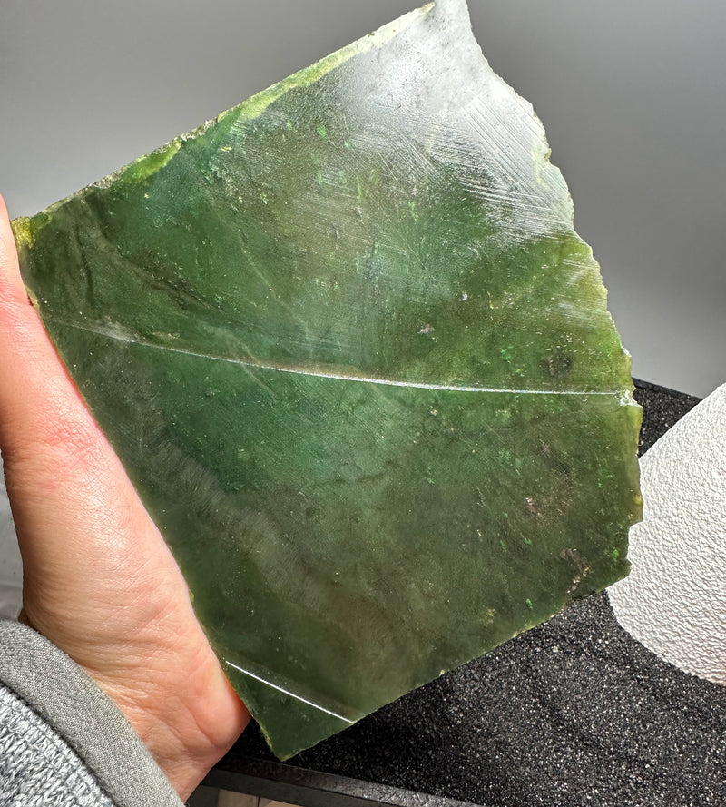 Canadian Nephrite Jade, 1lb 9oz from the Ogden Mountain Mine