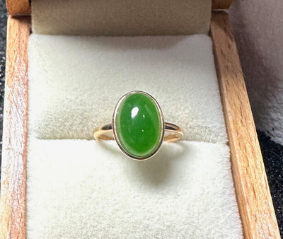 Elegant Green Stone Gold Studs Earrings in Mehsana Elegant Green Stone Gold Studs Earrings in Mehsana