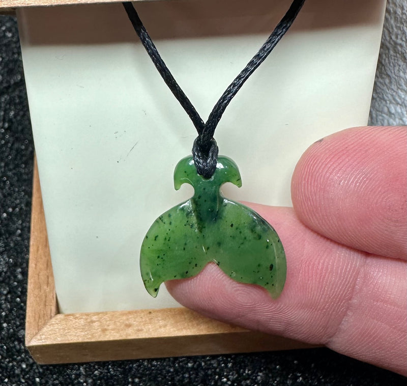 Small Whale Tail Pendant, 0415