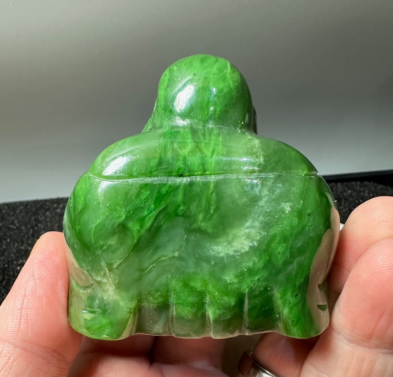 3" Polar Jade Happy Buddha