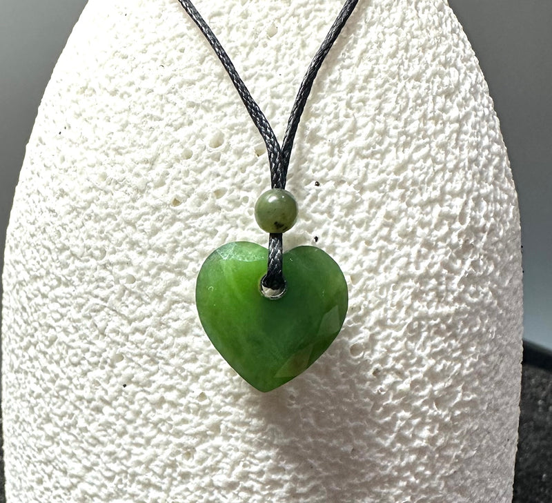 Heart Pendant, Faceted
