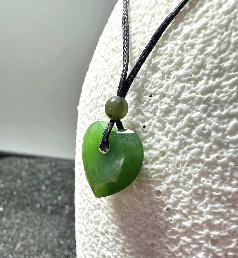 Heart Pendant, Faceted