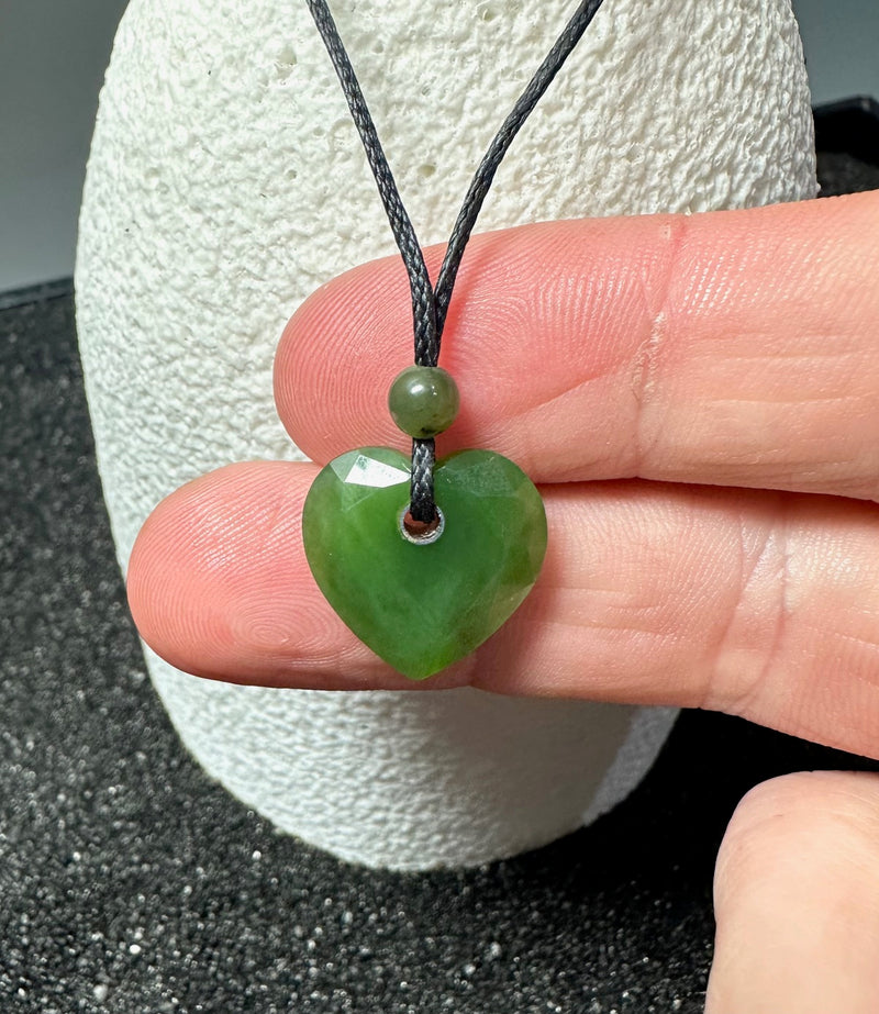 Heart Pendant, Faceted