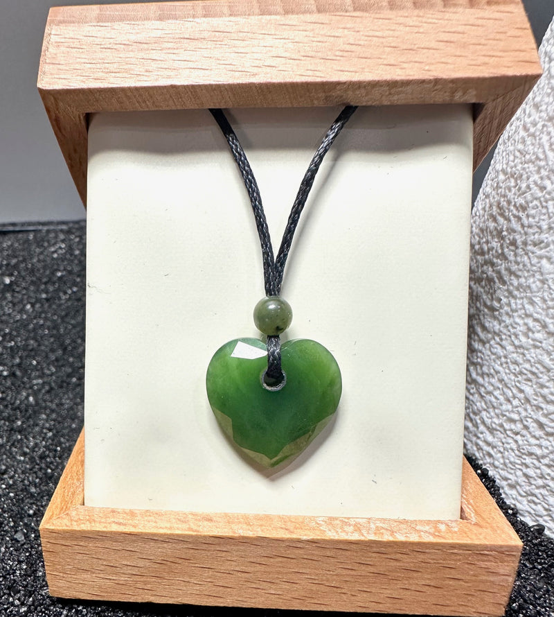 Heart Pendant, Faceted