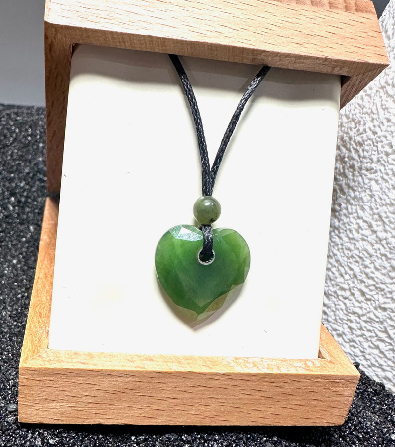 Heart Pendant, Faceted