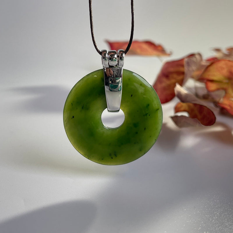 35mm PI Pendant, Silver Bail