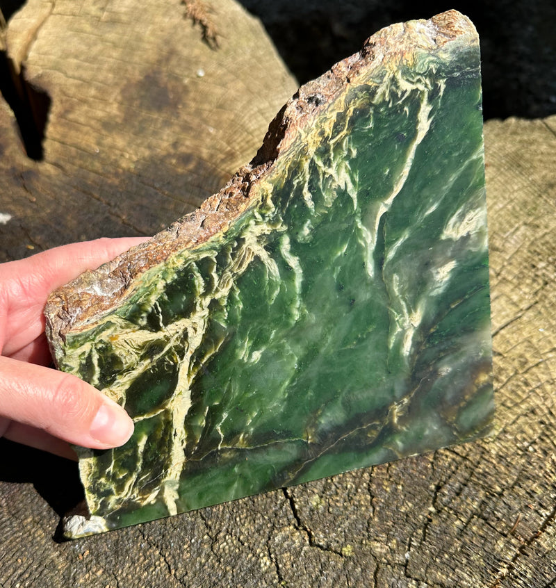 Polar Jade Slab. -1lb 10oz