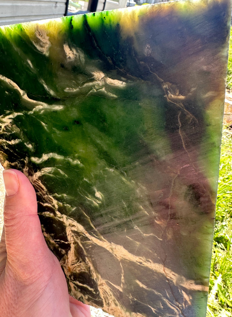 Polar Jade Slab. -1lb 10oz