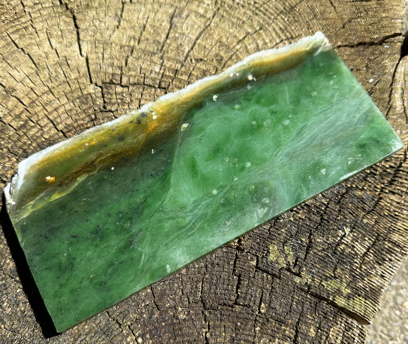 Canadian Nephrite Jade Slab 308 grams