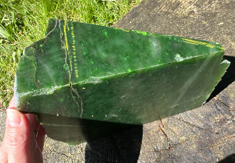 A Grade Polar Jade Rough. -8lbs 6oz