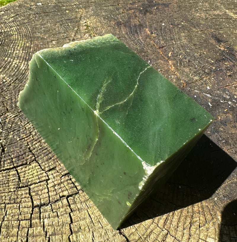 Canadian Nephrite Jade, 3lbs 4oz from the Ogden Mountain Mine