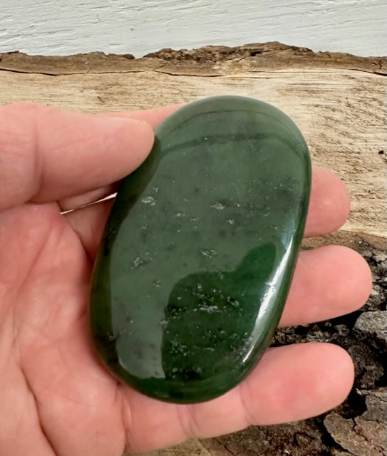 Flat Jade Massage Stone - 3"