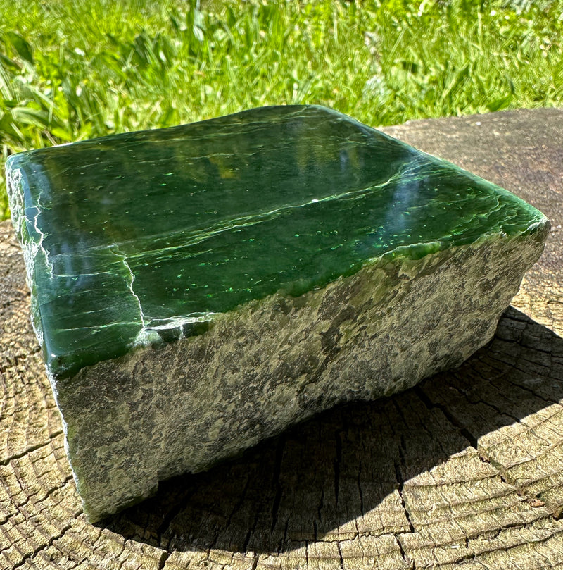 Canadian Nephrite Jade, 4.5lbs from the Ogden Mountain Mine