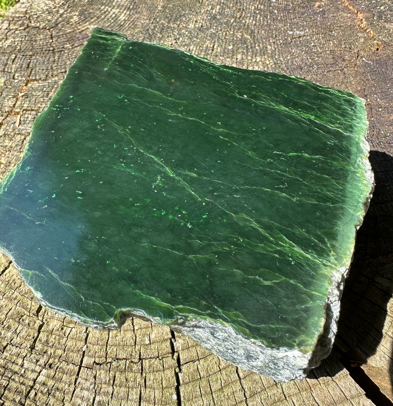Canadian Nephrite Jade, 4.5lbs from the Ogden Mountain Mine